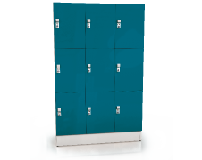 Premium lockers with nine lockable boxes ALFORT AD 1920 x 1200 x 520